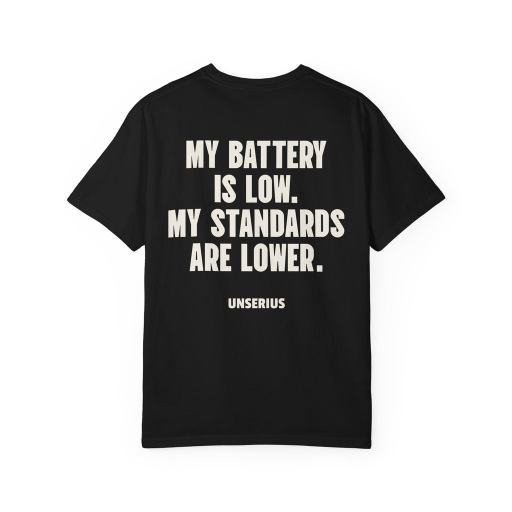 My Battery Is Low. My Standards Are Lower.