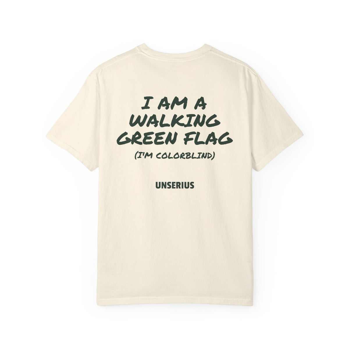 I Am A Walking Green Flag (I'm Colorblind)