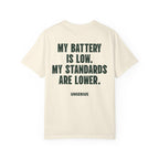 My Battery Is Low. My Standards Are Lower.