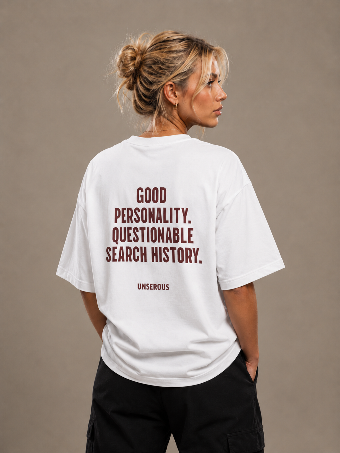 Good Personality. Questionable Search History.